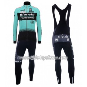 Tenue Maillot M/L + Collant à Bretelles 2018 Bianchi Countervail N001